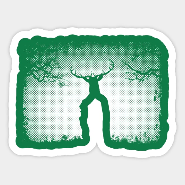 Herne The Hunter Appears Sticker by Paulychilds